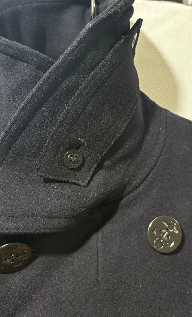 40s usn 10ボタン ピーコート ビンテージ ネイビー navy