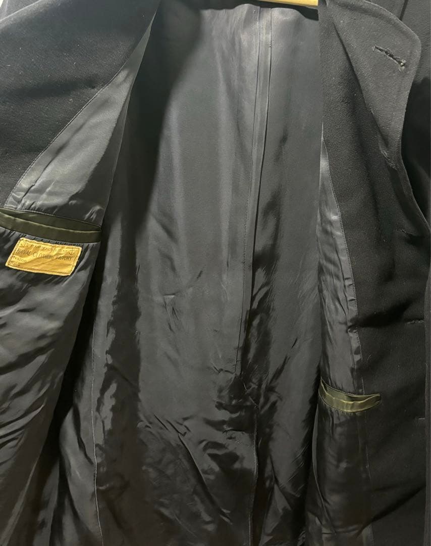 40s usn 10ボタン ピーコート ビンテージ ネイビー navy