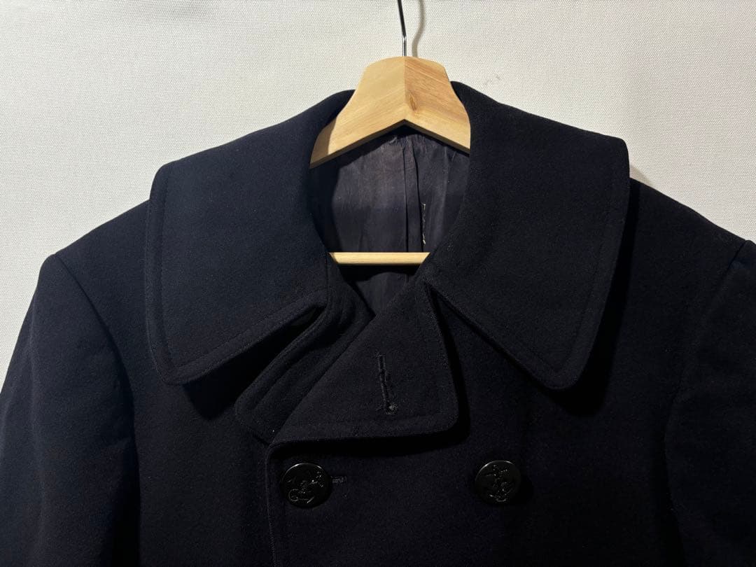 40s usn 10ボタン ピーコート ビンテージ ネイビー navy