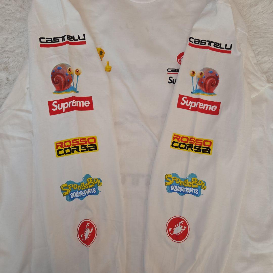 Supreme スポンジボブ 長袖カットソー Tシャツ XL