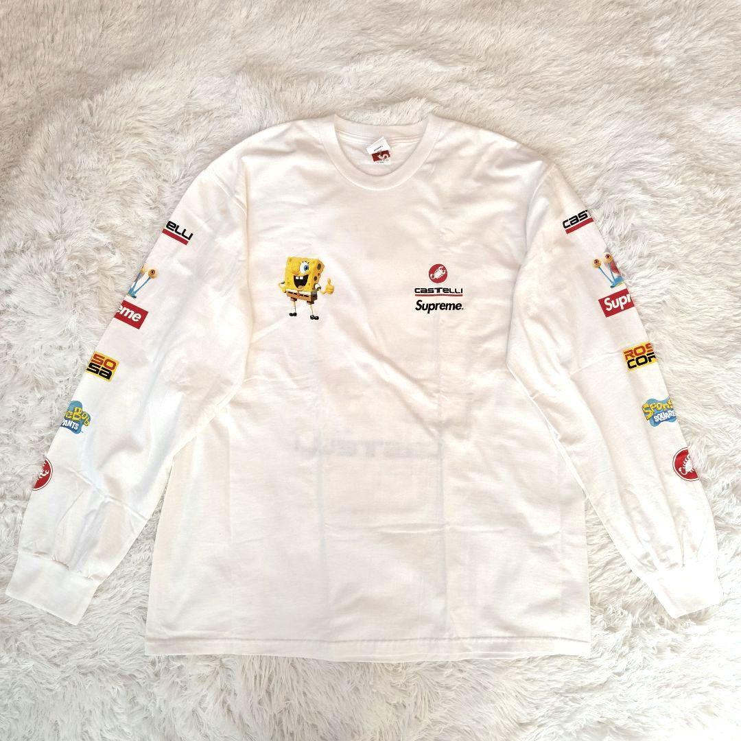 Supreme スポンジボブ 長袖カットソー Tシャツ XL