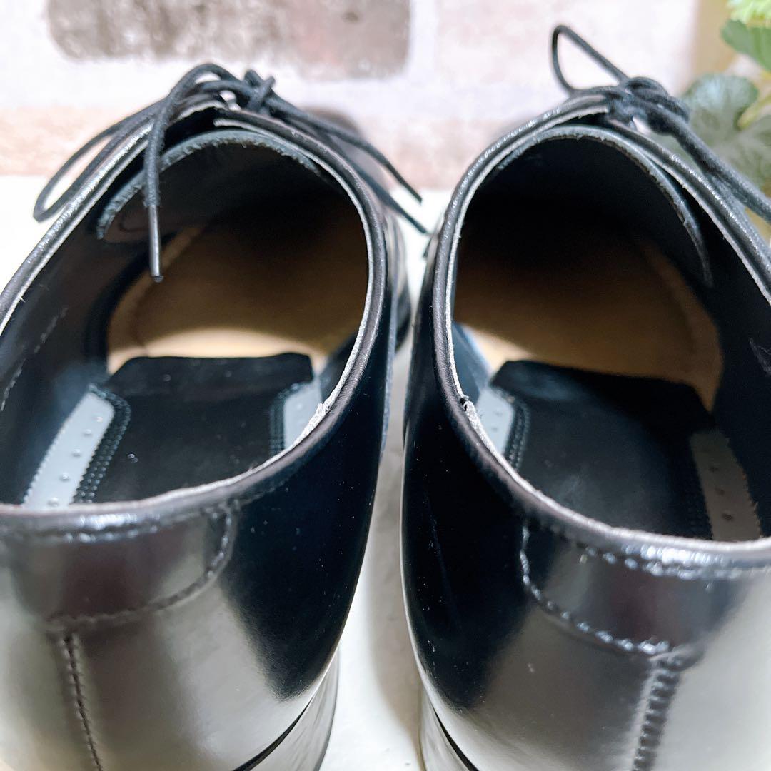 【REGAL リーガル】ドレスシューズ 革靴 キャップトゥ 黒 24.5 美品