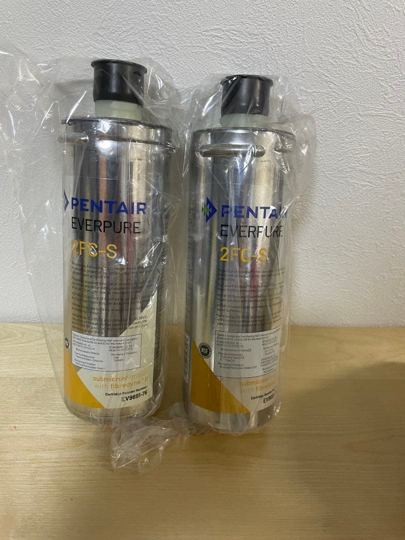 PENTAIR EVERPURE 2FC-S 浄水器カートリッジ 2個セット