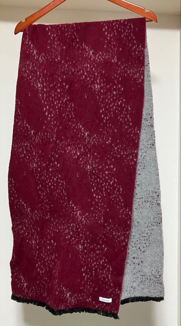 hatsutoki ハツトキ　ジャガードウールマフラー