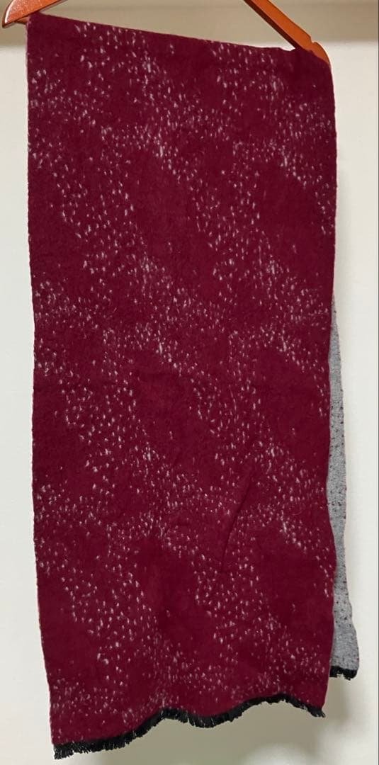 hatsutoki ハツトキ　ジャガードウールマフラー