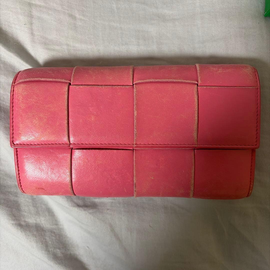 Bottega Veneta パッチワーク長財布 キーホルダー