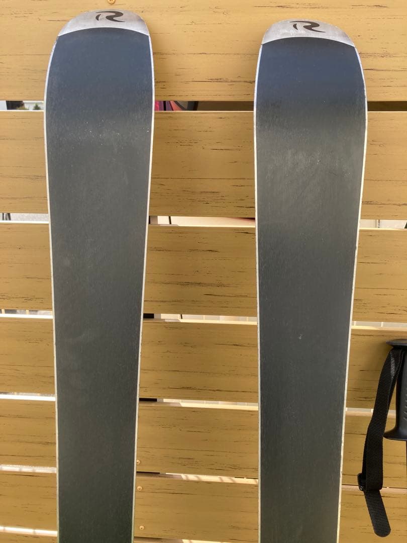 ROSSIGNOLスキー板、ビンディング、ストックセット＋袋付き　150cm