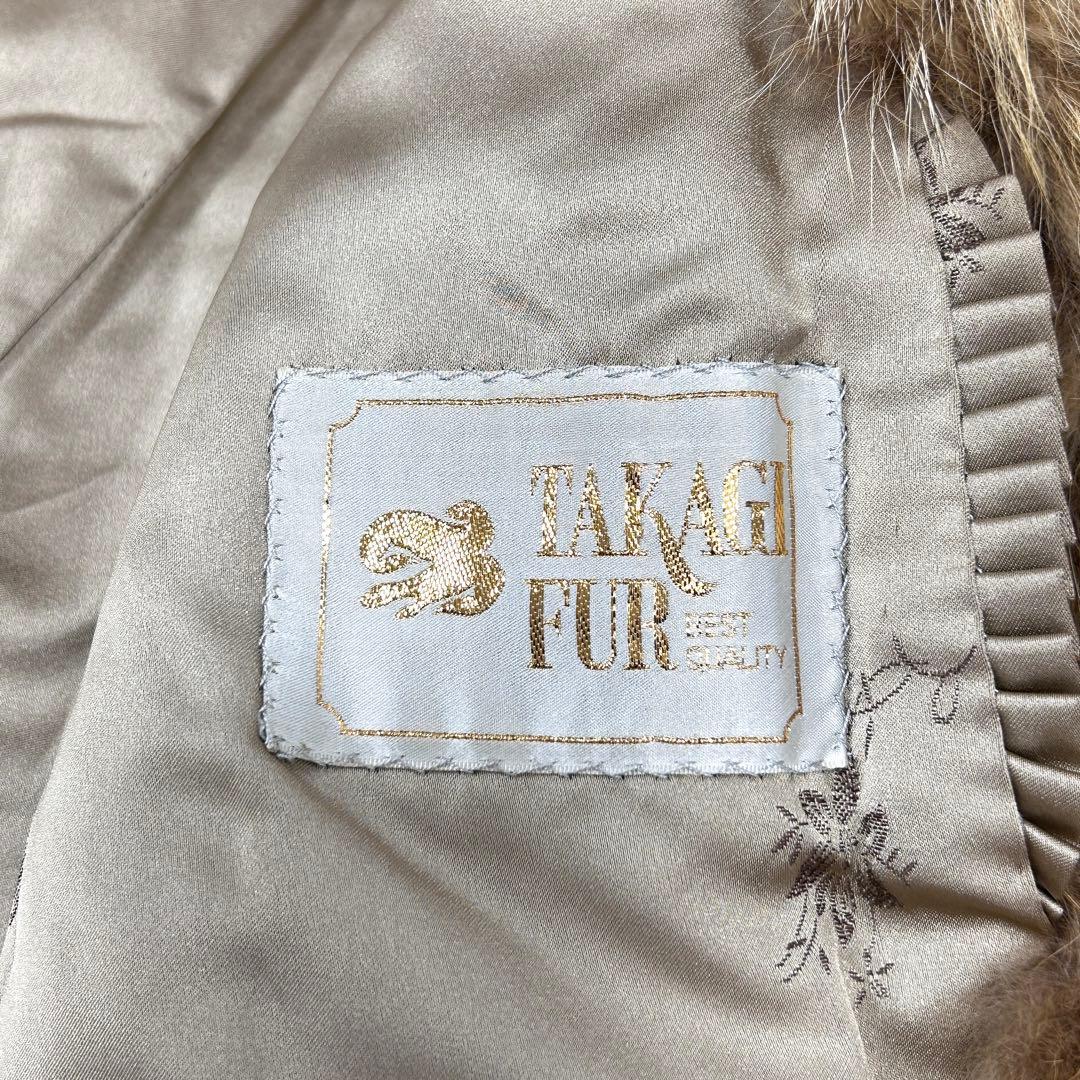 高級 フォックス クロップド コート 毛皮 レディース レッドフォックス