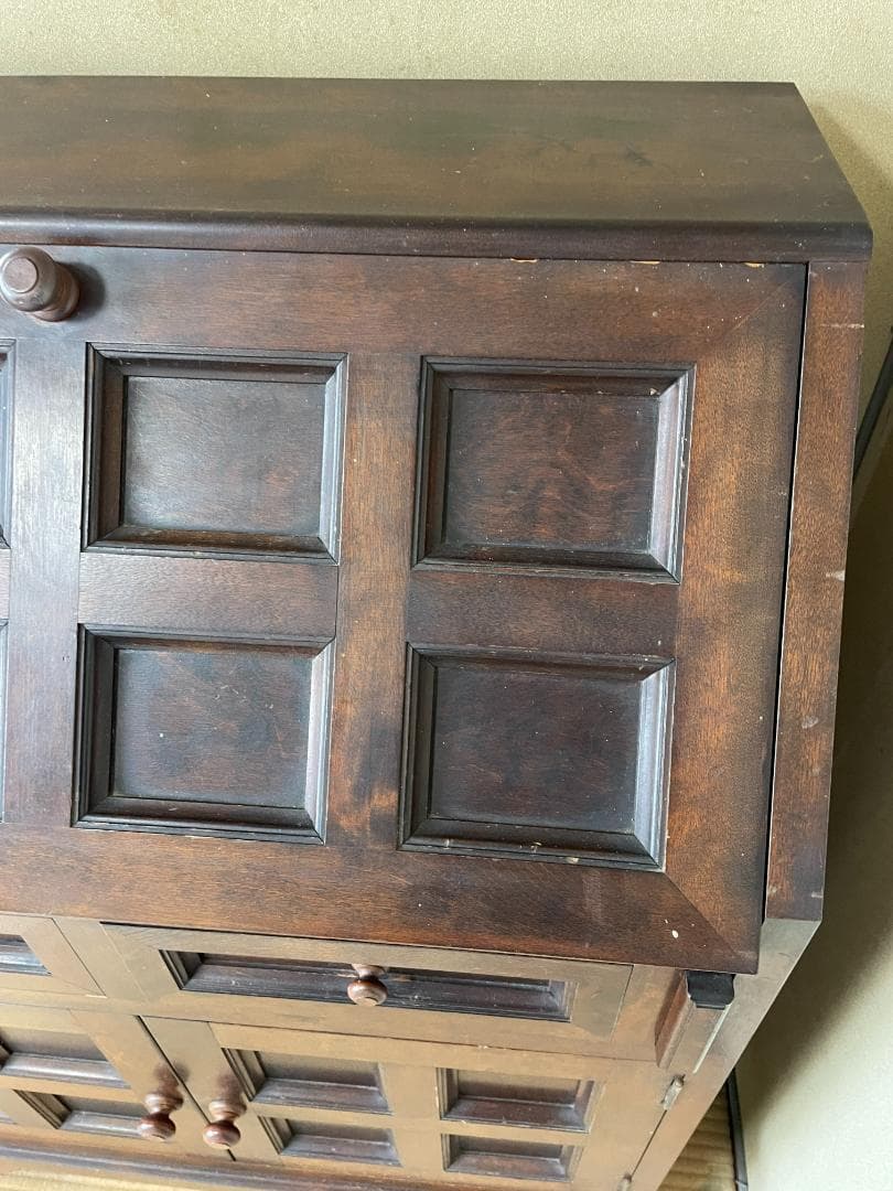 [アンティーク] 松本民芸家具 ライティングビューロー デスク