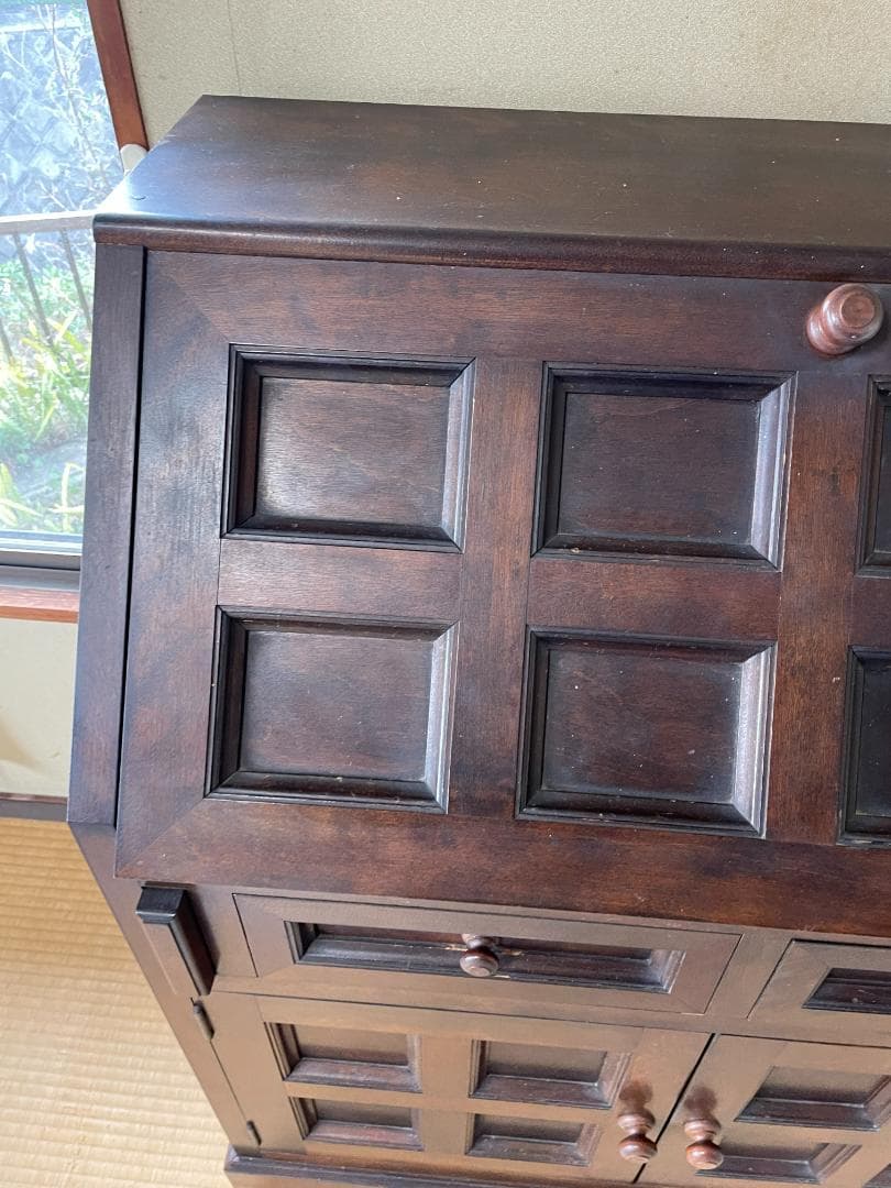 [アンティーク] 松本民芸家具 ライティングビューロー デスク