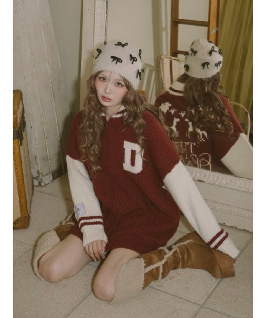 Darich ニットブルゾン