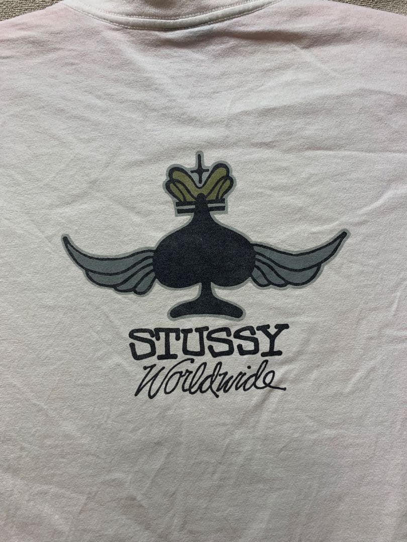 STUSSYオールドステューシー スカル ウィング　Lサイズ