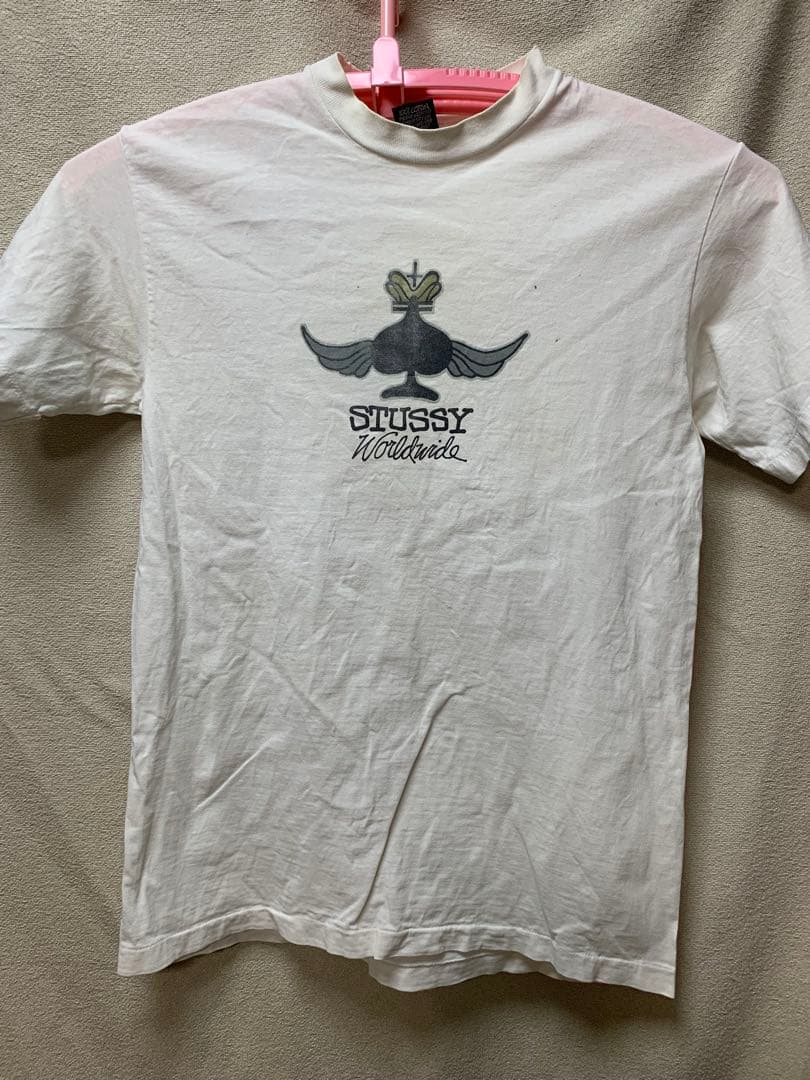 STUSSYオールドステューシー スカル ウィング　Lサイズ