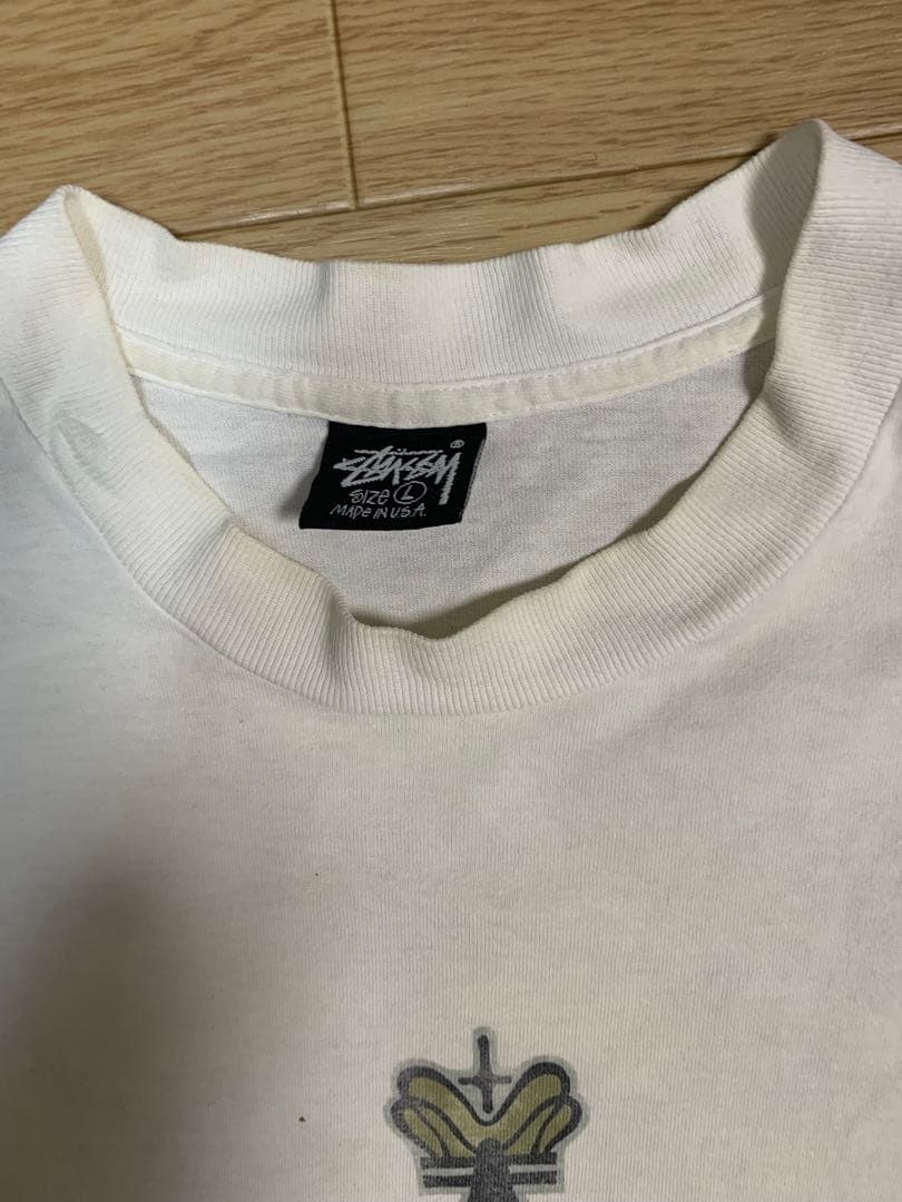 STUSSYオールドステューシー スカル ウィング　Lサイズ