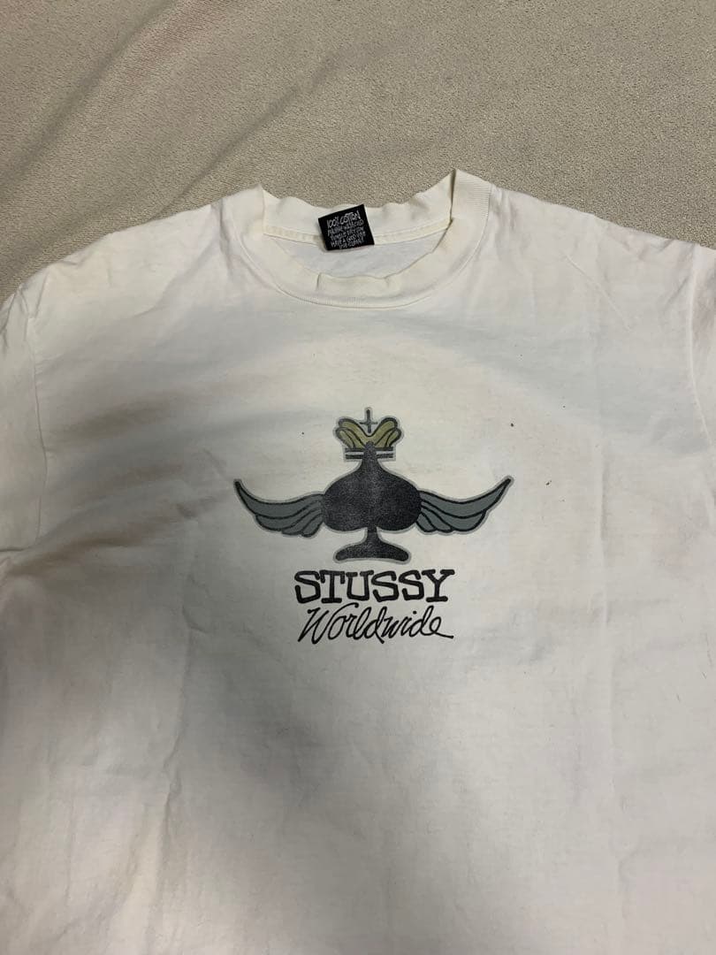 STUSSYオールドステューシー スカル ウィング　Lサイズ