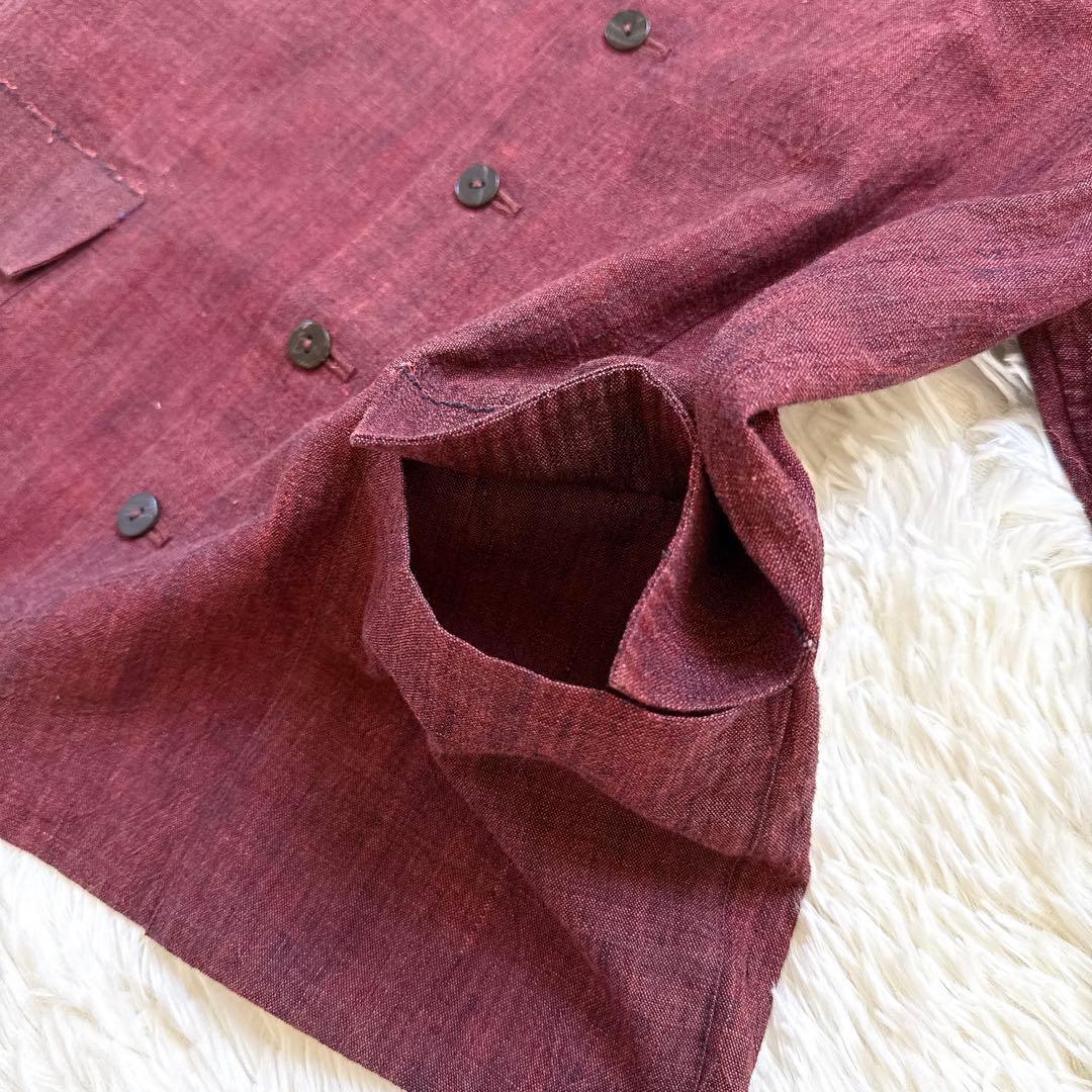 Babaghuri ババグーリ　ジャケット　羽織り　茜染　綿100% サイズF