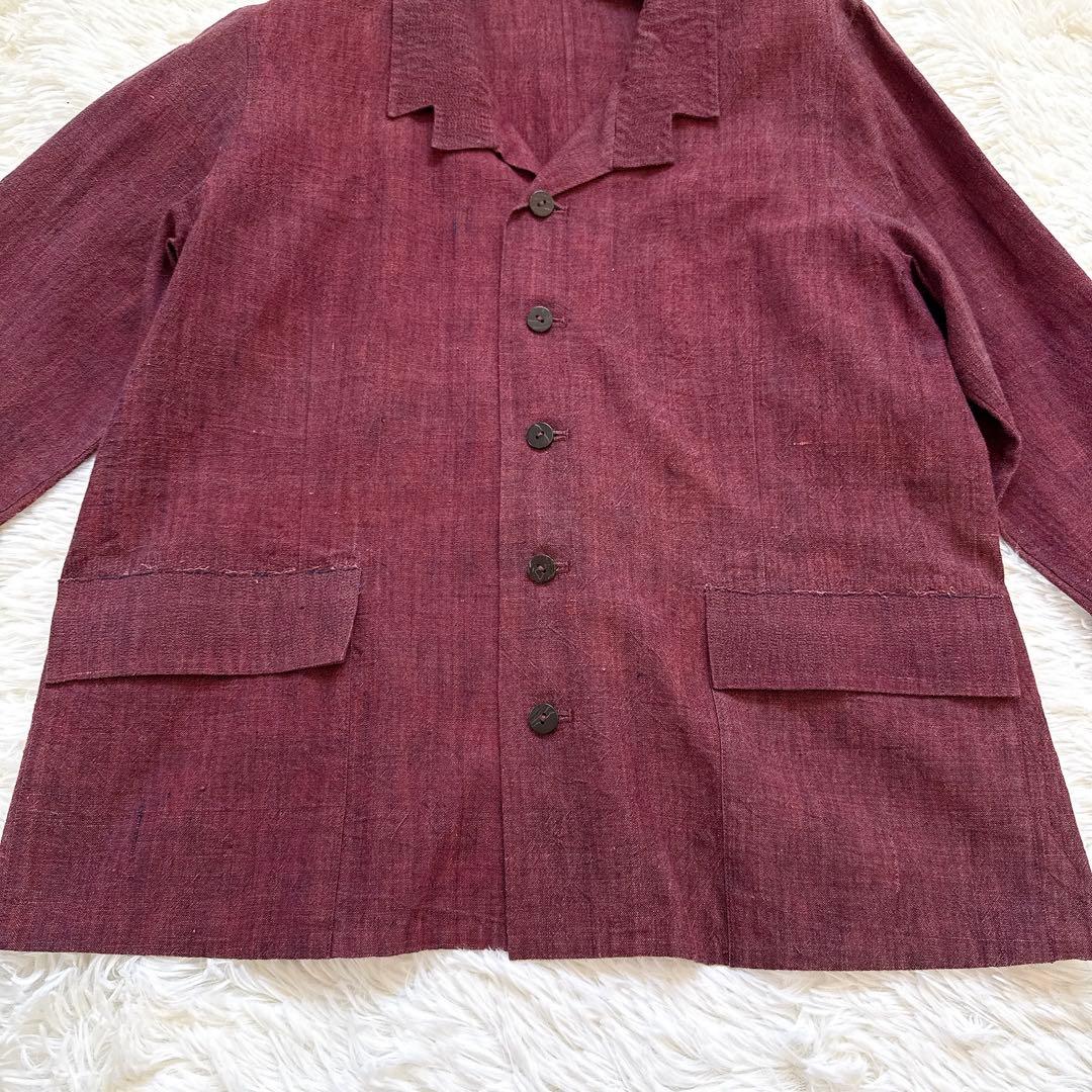 Babaghuri ババグーリ　ジャケット　羽織り　茜染　綿100% サイズF