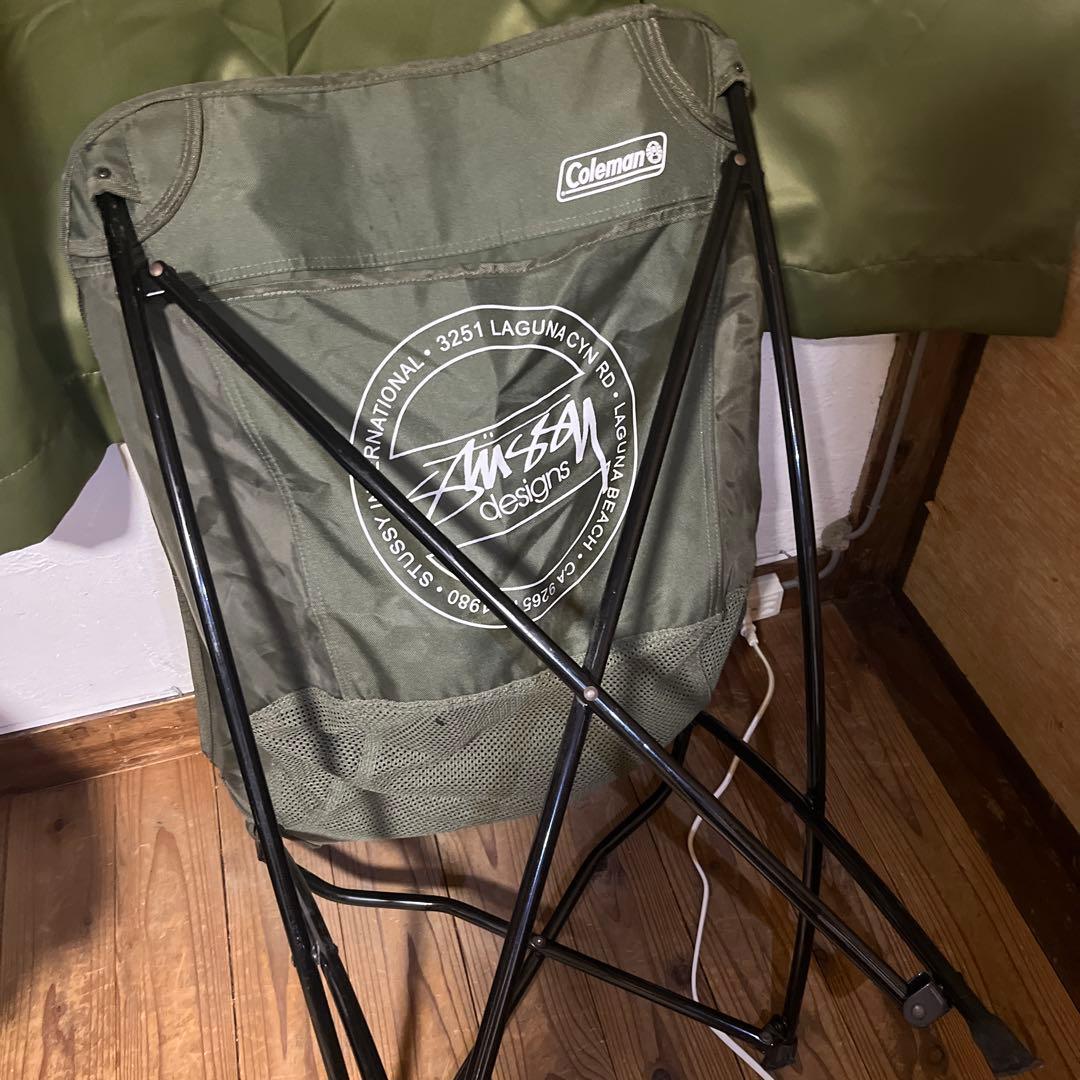 足*利様 Stussy 折りたたみチェア オリーブ