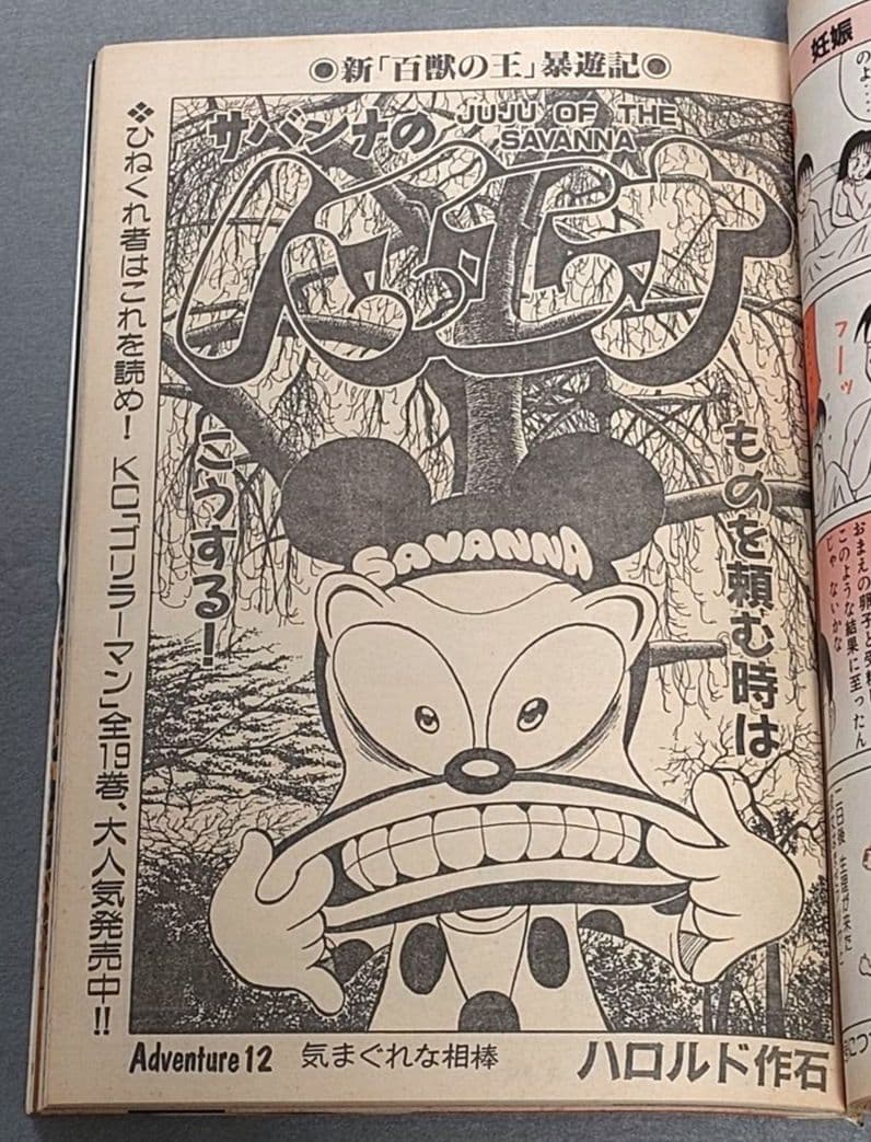 週刊ヤングマガジン1994年6月27日27号『1・2の三四郎2』表紙/小林まこと