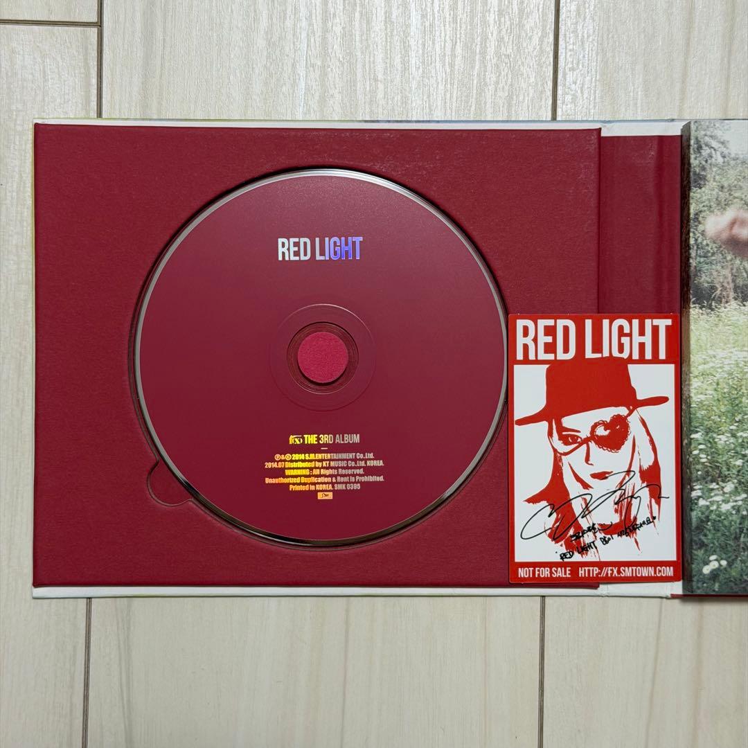 f(x) RED LIGHT アルバム トレカ付き