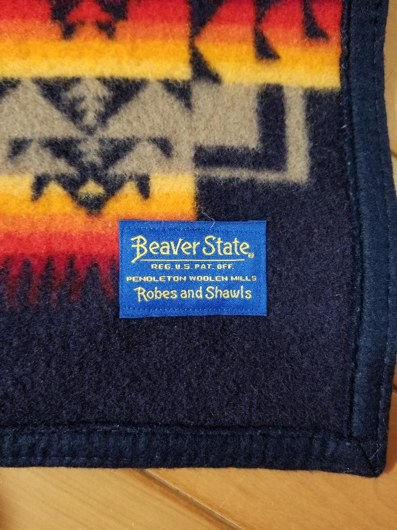 ペンドルトンPENDLETONウールブランケット毛布ひざかけインディゴアウトドア