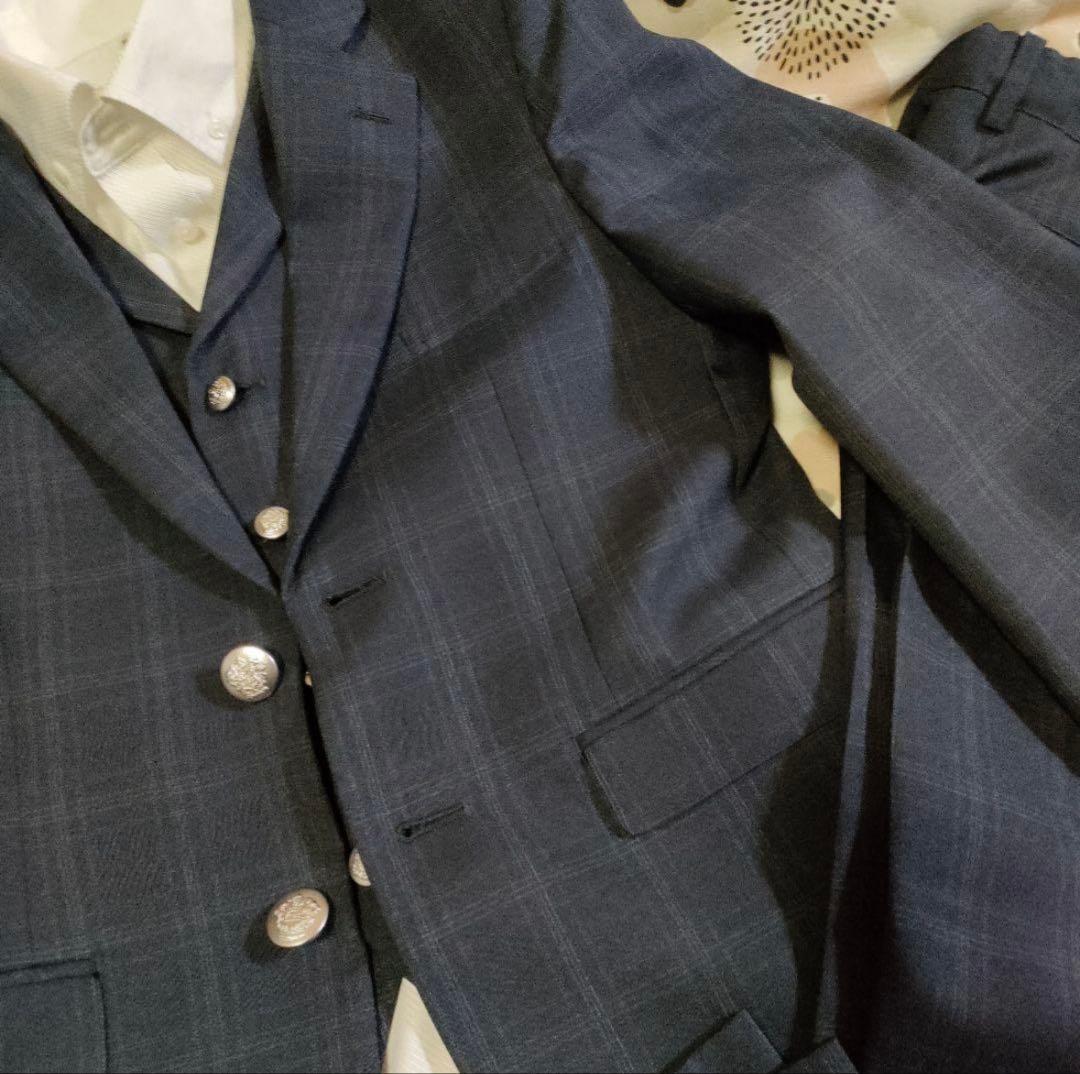 極美品　ワンダーファクトリー150 5点セット　スーツ フォーマル 卒業式　男子