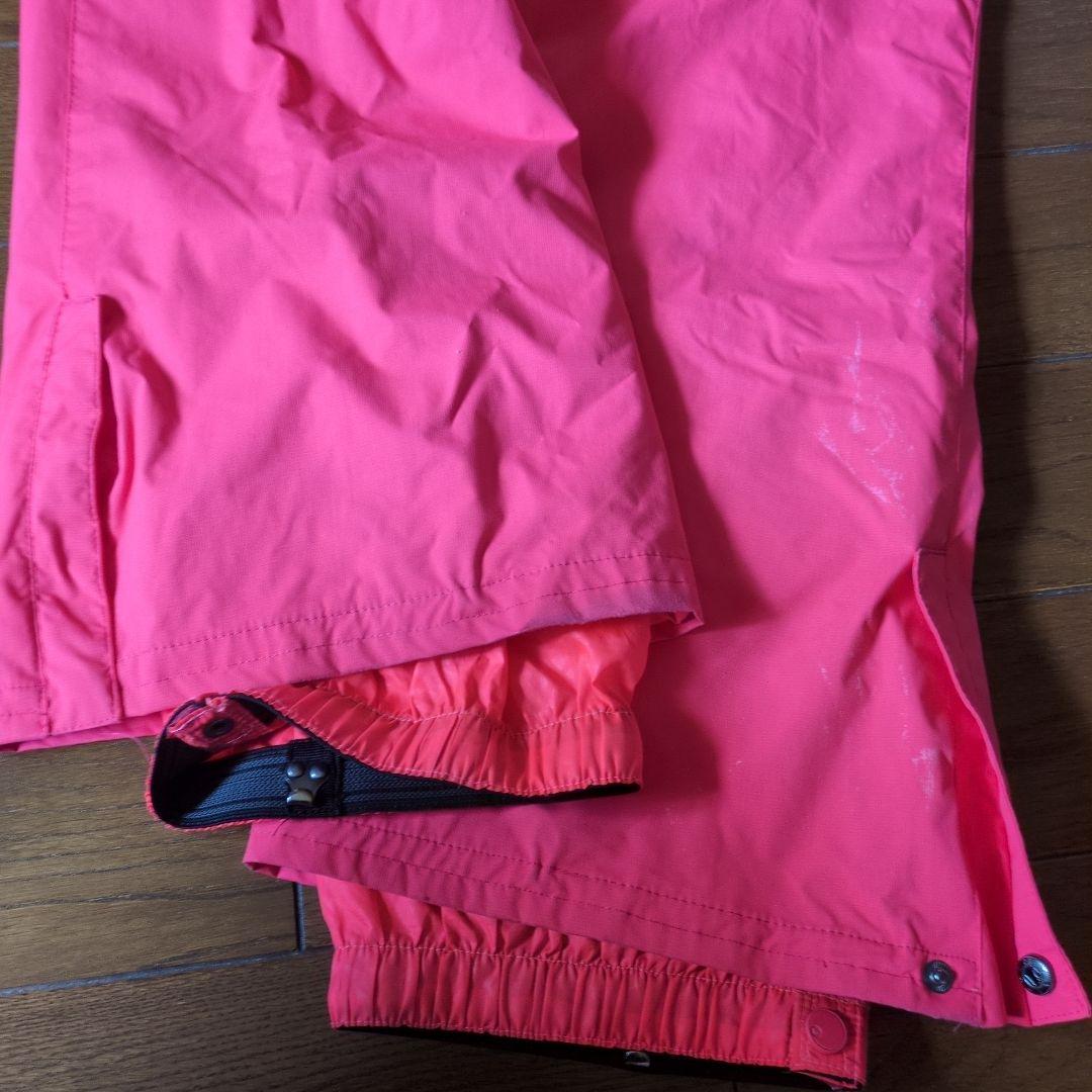 ROXY　スノボウェア　上下セット　Ｍ　サークル柄　ブラック　ピンク