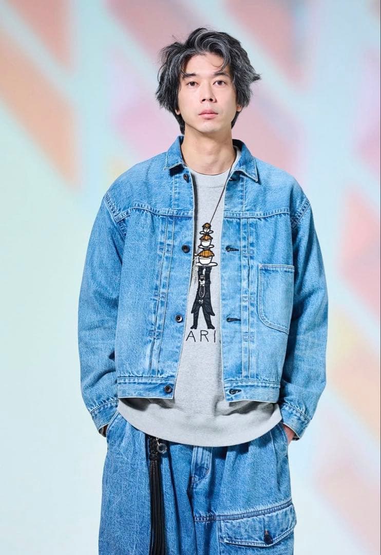 25FW 美品ブルーナボイン 今期物 完売品 レグルスデニムパンツAG サイズL