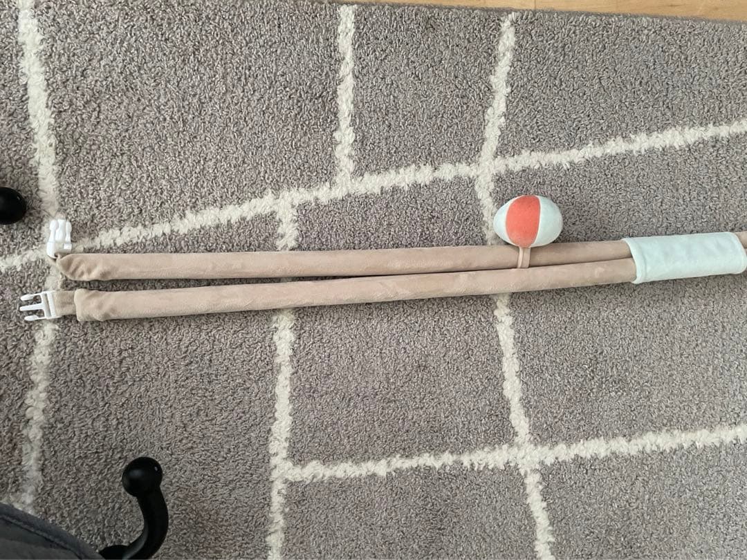 【超美品】Nattou（ナチュー）赤ちゃんのプレイマット＆プレイジム 男女兼用