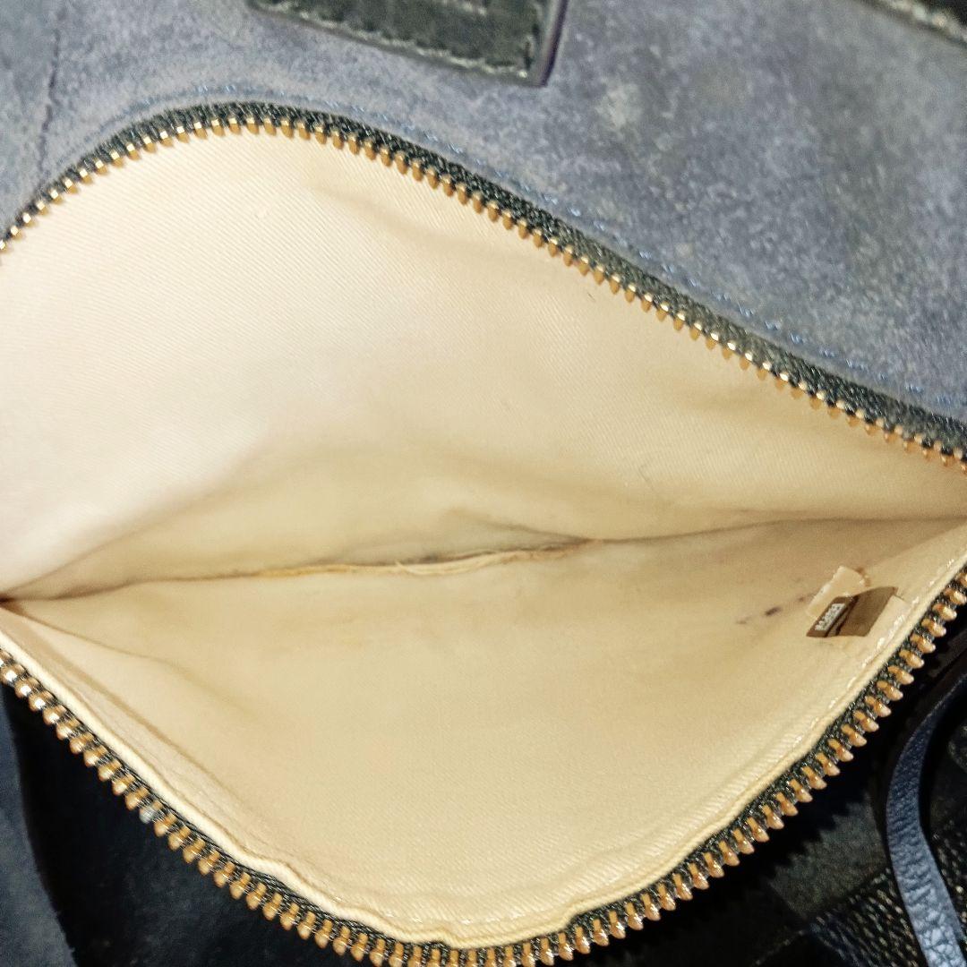 良品 クロエ レザー Milo マイロ トート ハンド ショルダーバッグ 鞄 黒