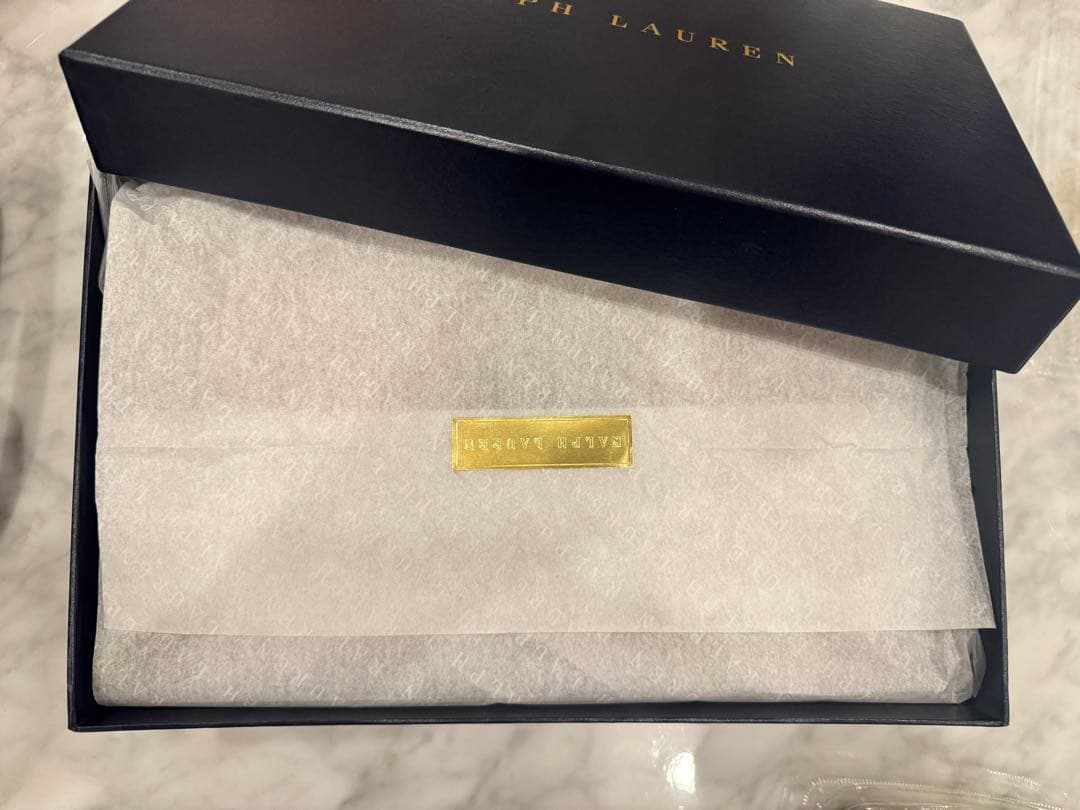 新品⭐︎未使用⭐︎トリプルポニー　Ralph Lauren ベージュ マフラー