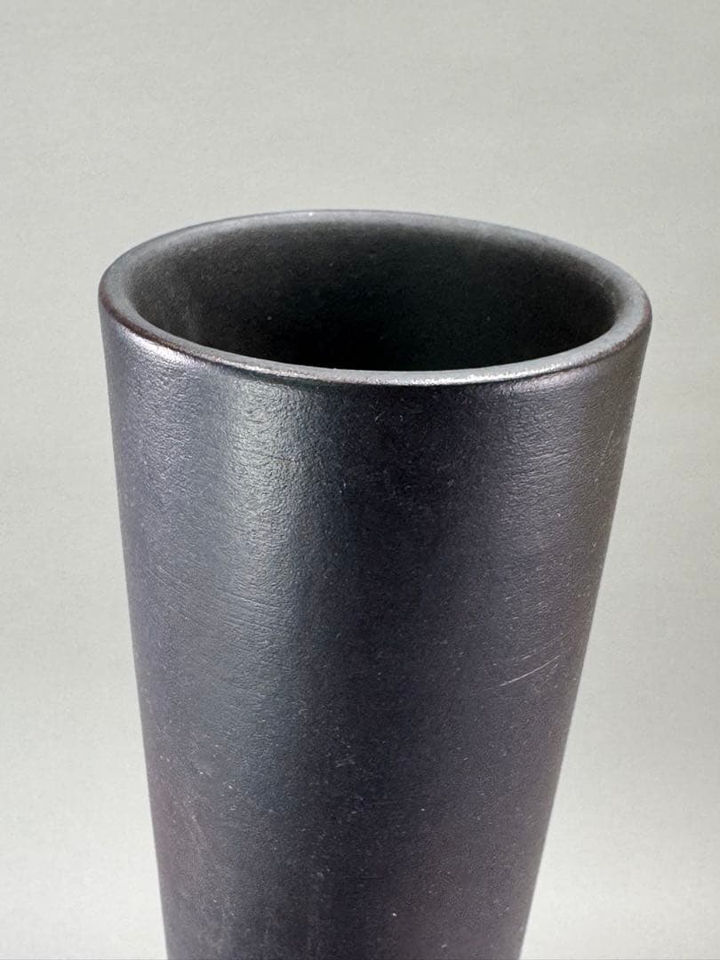 池坊　陶掛花器　いけばな　古流　龍生派　小林正明　陶花器　華道具　高さ61cm