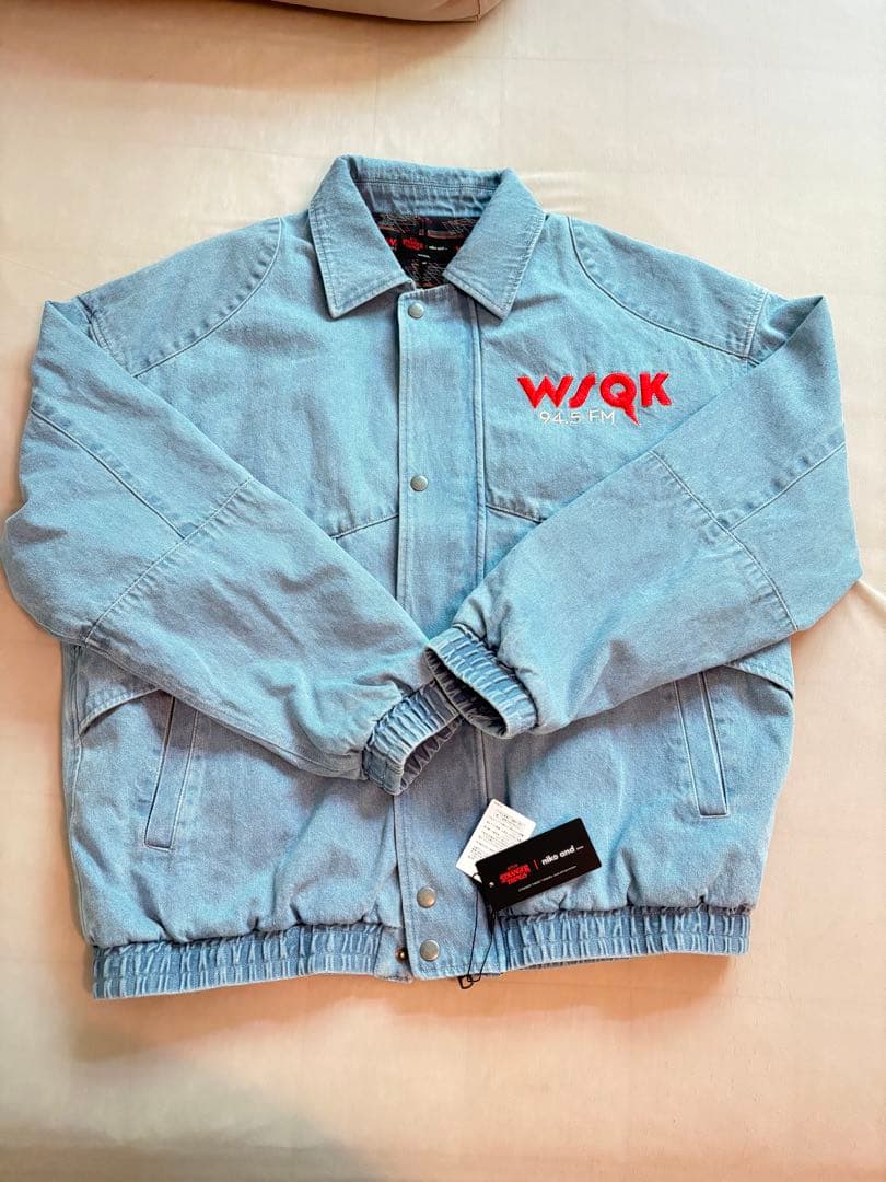 ニコアンド　ストレンジャー・シングス コラボ　デニムブルゾン　M サイズ