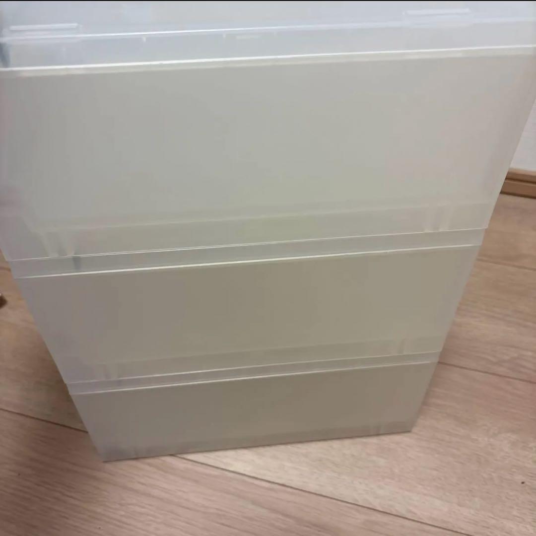 無印良品 ポリプロピレン 小物収納ケース ワイド 小&中 セット