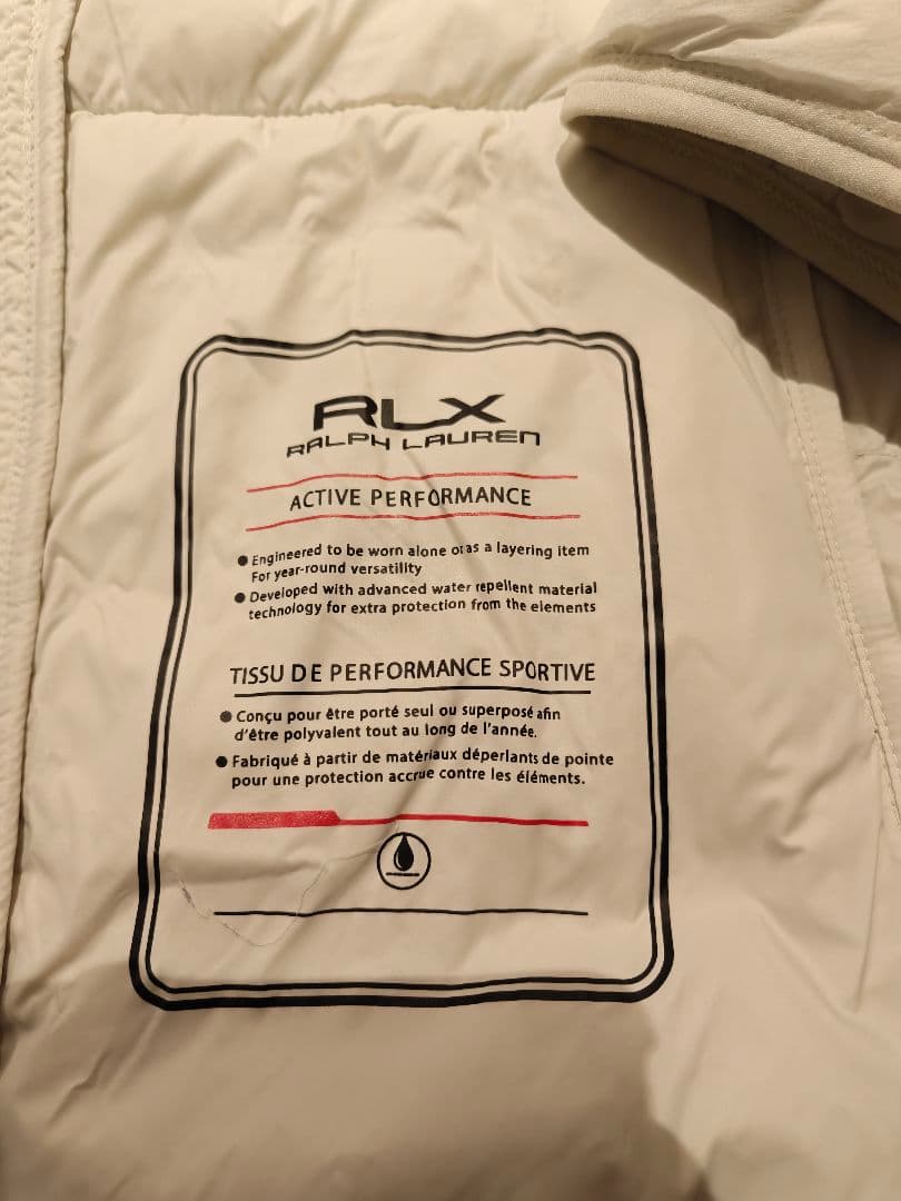 ラルフローレン RLXゴルフ キルテッドベスト XSサイズ 定価42,900円