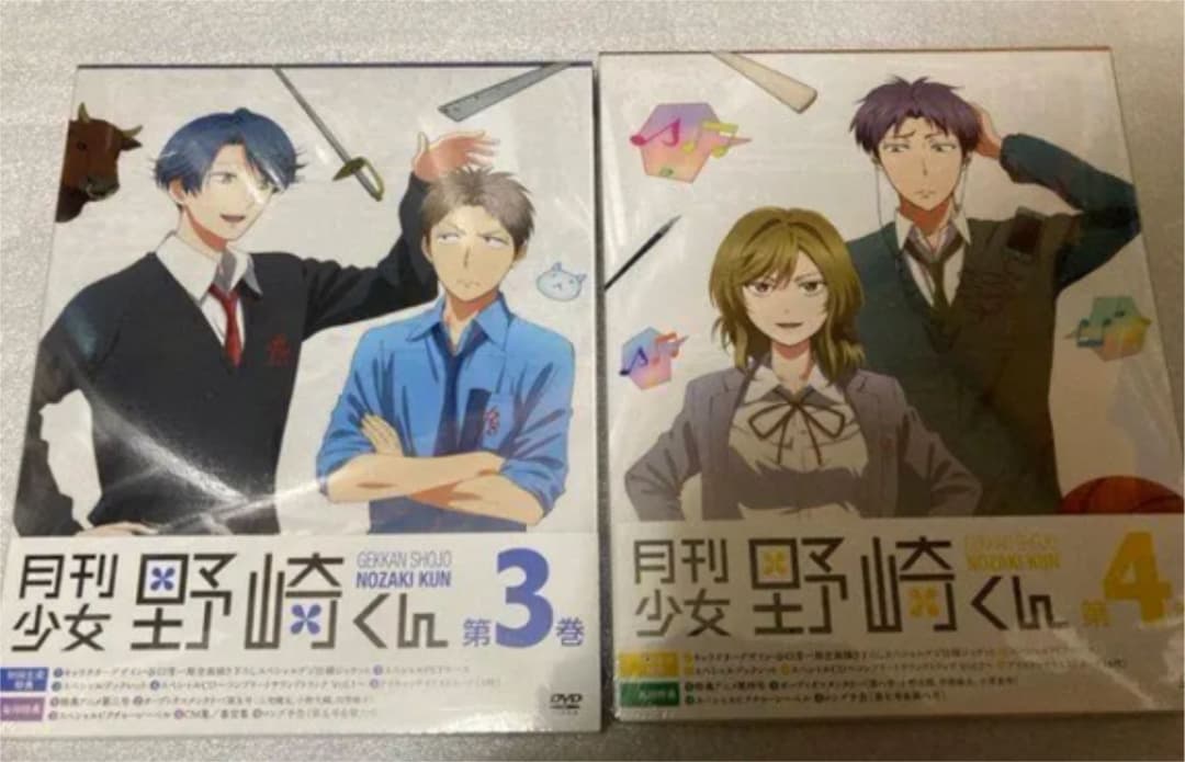 月刊少女野崎くん DVD 全6巻  ラバスト 缶バッジ