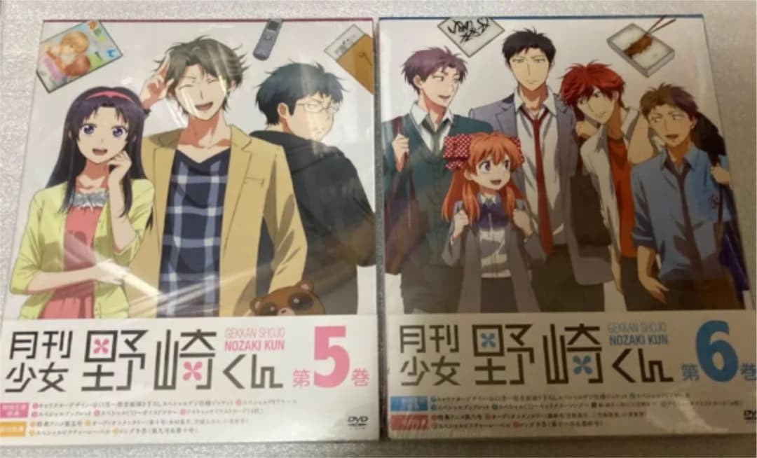 月刊少女野崎くん DVD 全6巻  ラバスト 缶バッジ