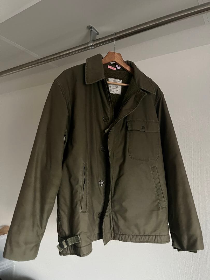 A2 デッキジャケット 米軍 実物 極美品 L 42-44