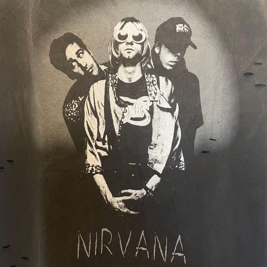 NIRVANA カットオフ ノースリーブ Lサイズ ニルヴァーナ SHIRTS