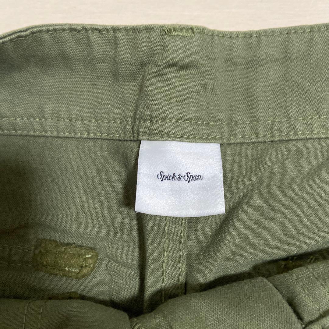 Spick and span ルーズベイカーパンツ　カーキ40 新品タグ付き