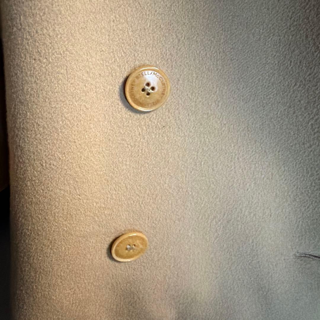 き*i様 Stella McCartney ベージュ ダブルブレストコート