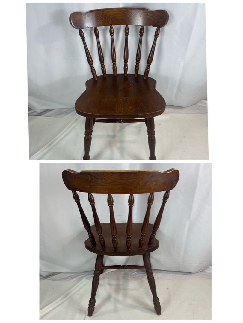 【良品】 柏木工 KASHIWA ウィンザーチェア ダイニングチェア ②