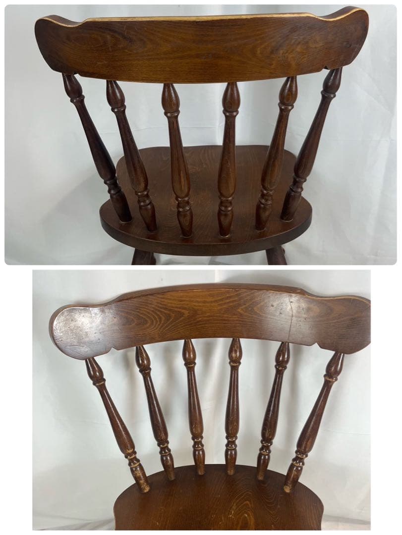 【良品】 柏木工 KASHIWA ウィンザーチェア ダイニングチェア ②