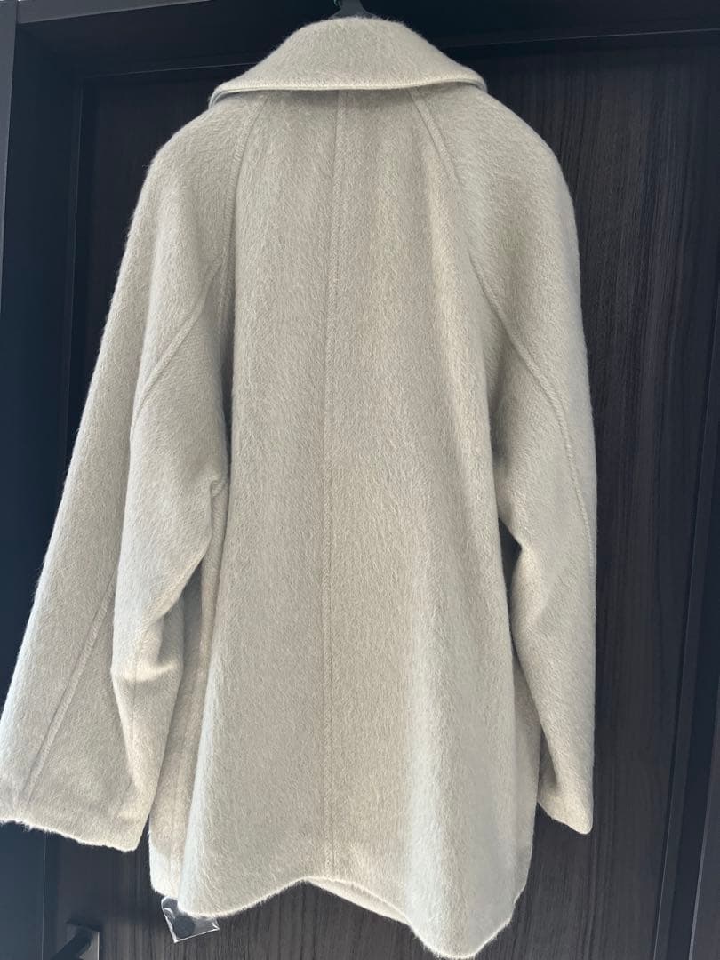 【期間限定】crewre マイルドシャギーウールPコート ペールカーキ