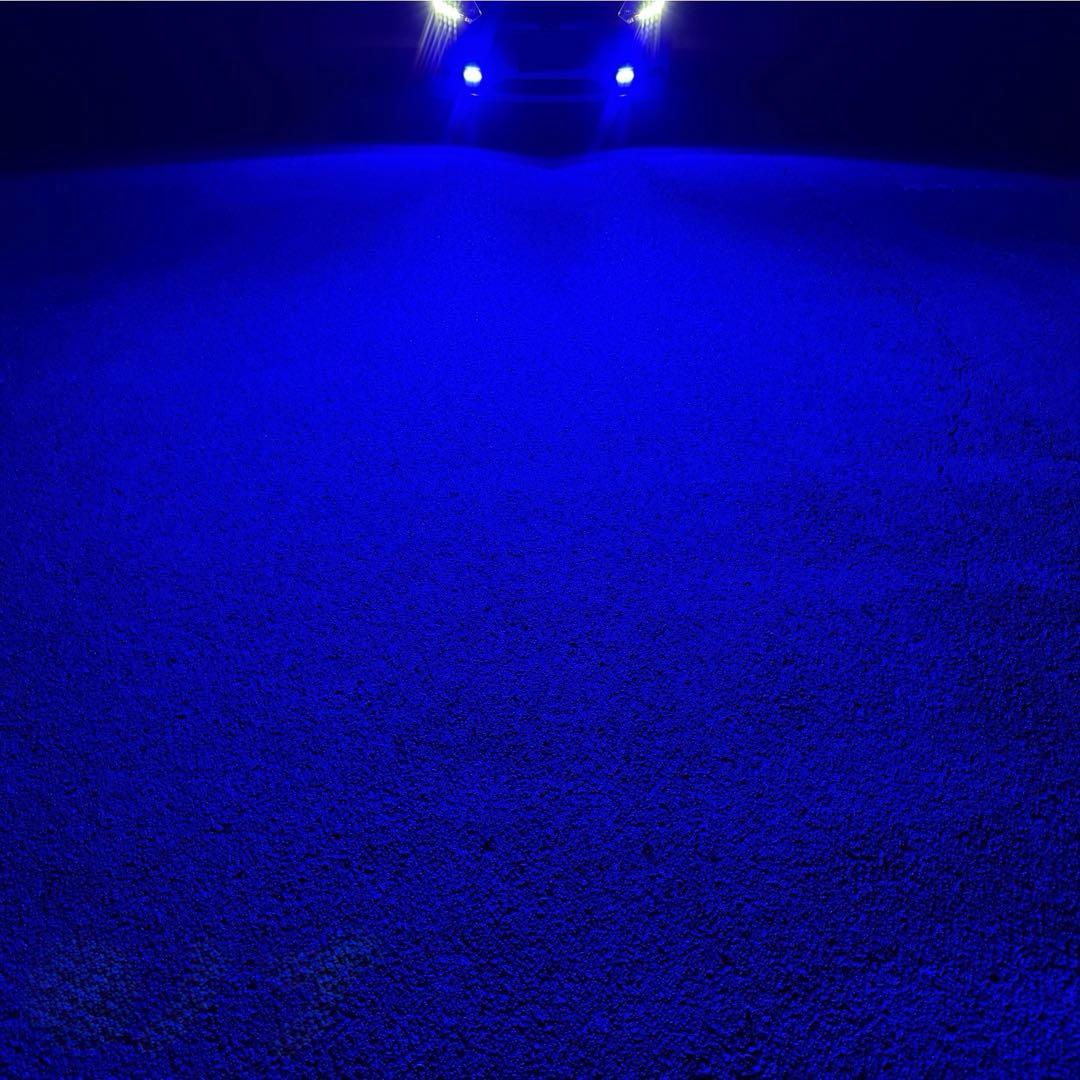 30000lm!H8/H11/H16ディープブルー フォグランプ!当店限定色！