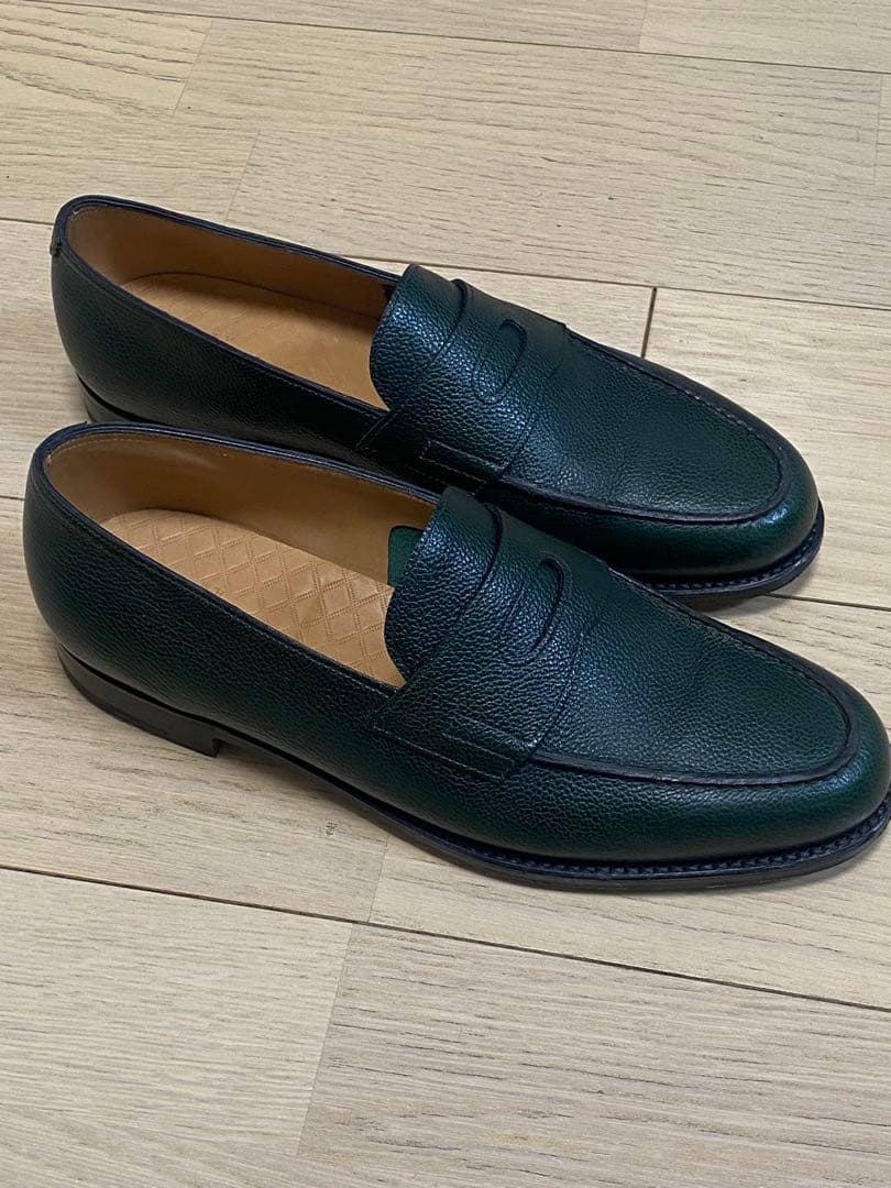 ジョンロブ ロペス ダークグリーン ローファー　7E 日本限定カラー