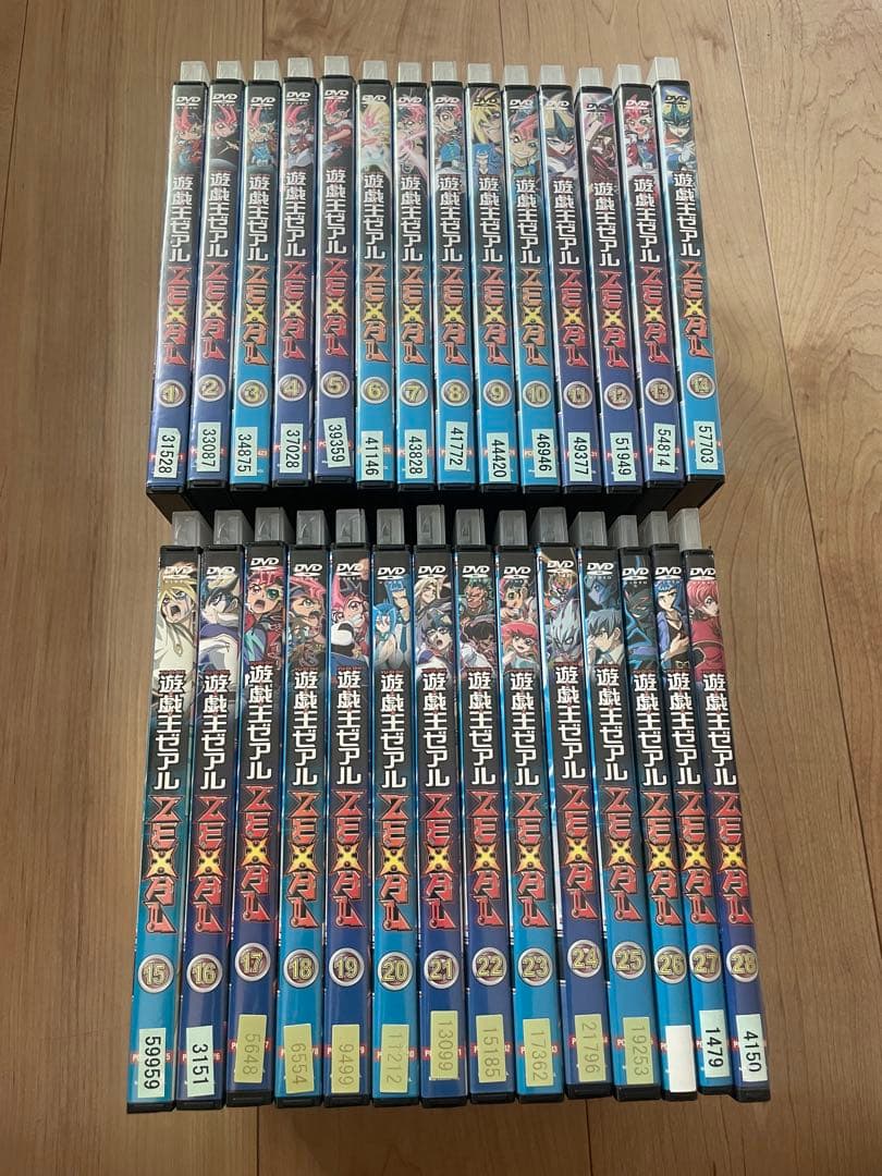 遊戯王ゼアル　zexal 1〜28巻　DVD 非全巻