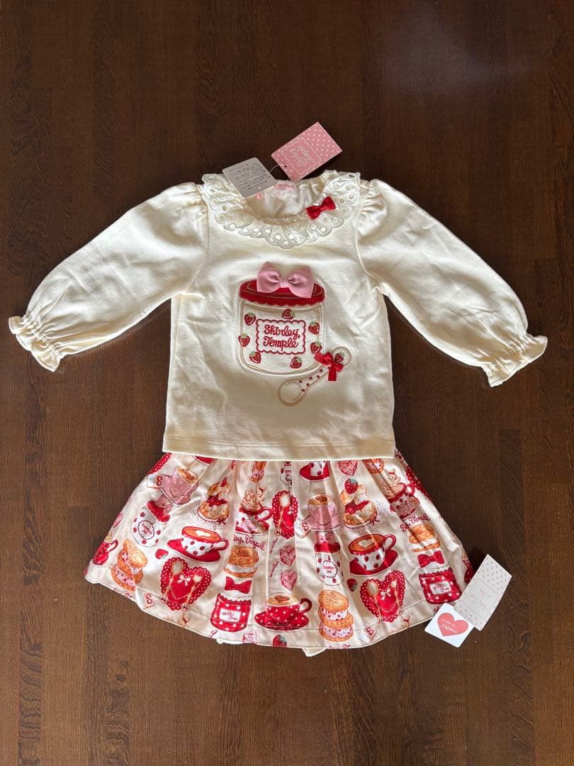 Shirley Templeシャーリーテンプルフリル付き上下セット誕生日