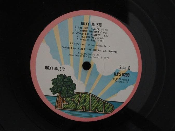 ROXY MUSIC★Same UK  Pink Rim オリジナル