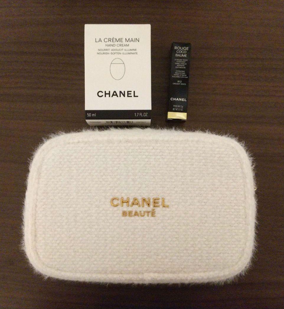 シャネル エッセンシャルケアセット 限定ポーチ 箱入り ショッパー付き